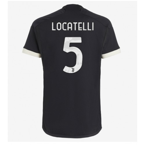Fotballdrakt Herre Juventus Manuel Locatelli #5 Tredjedrakt 2023-24 Kortermet